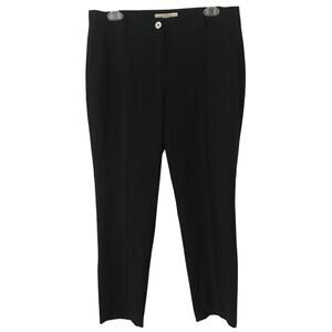 Michael Kors Size 8 Black Work or Dress Pants Straight Leg Front & Back Pockets